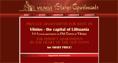 Desktop Screenshot of apartment-vilnius.com